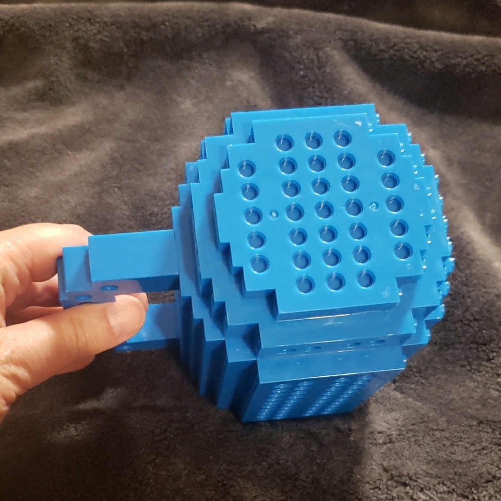 Blue Building Block Mug - Picture 6 of 7